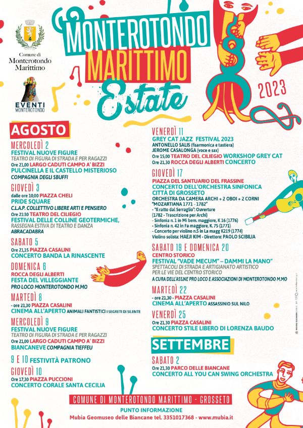 Locandine Estate Monterotondo giu 2023 AGO SETT