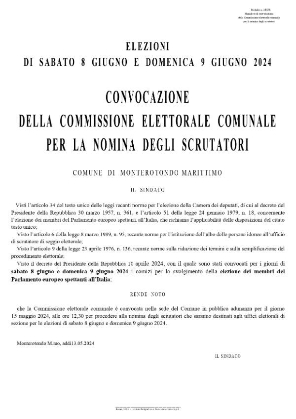 convocazione commissione